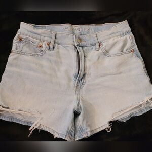 American Eagle Outfitters Faded Blue Jean Shorts